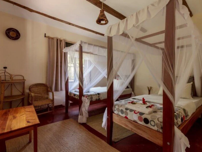 Uganda Bwindi Slaapkamer