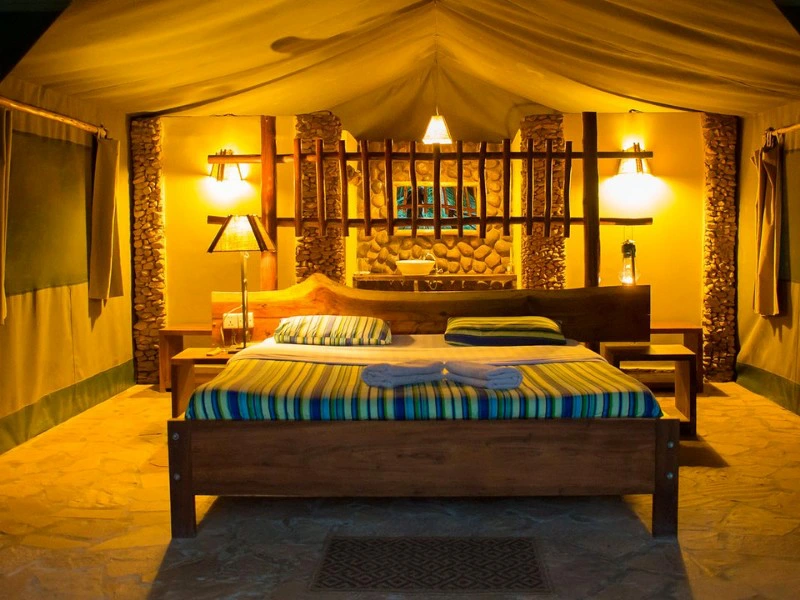 Oeganda Kibale slaapkamer