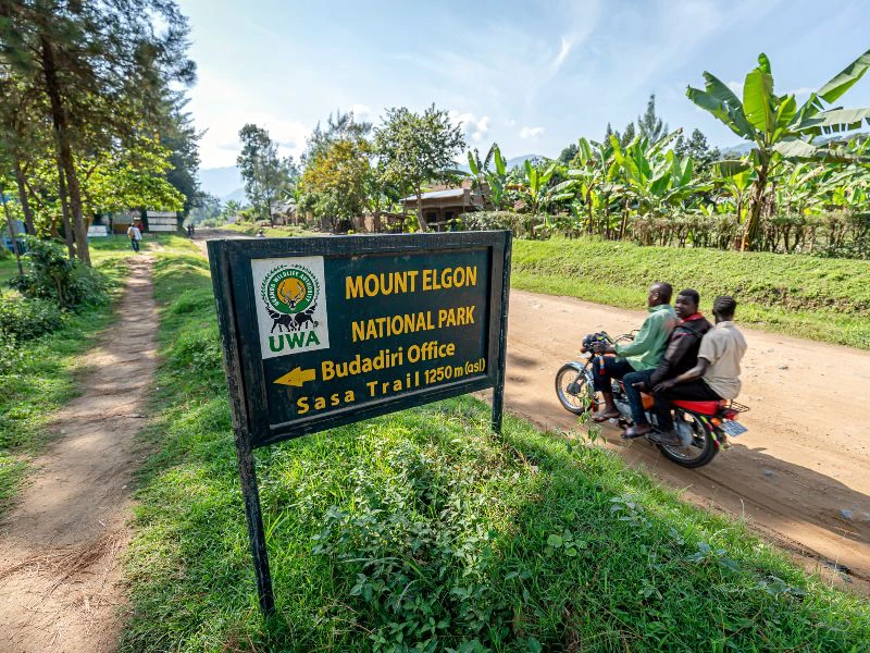 Oeganda - Mount Elgon - wegen