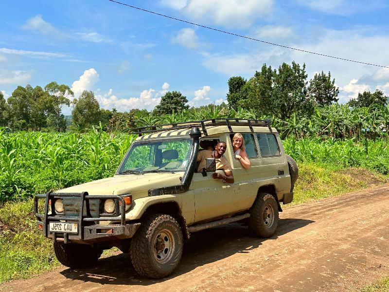 Oeganda rondreis - Kibale onderweg