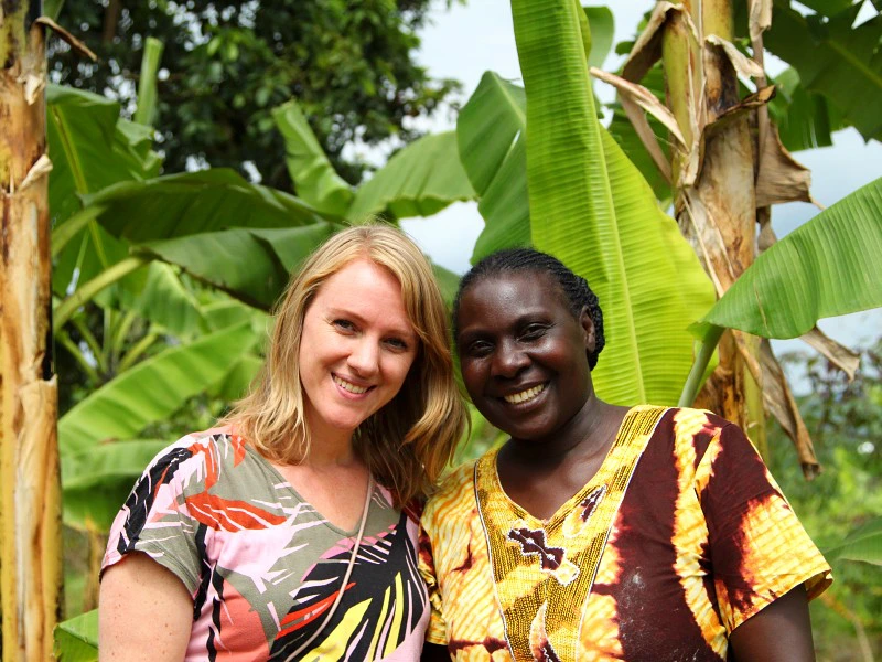 Oeganda reiziger met local