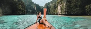 Thailand longtail boot bij eilanden
