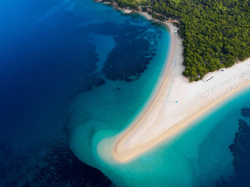 stranden van Brac