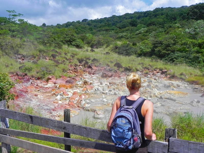Modderpoelen in Rincon, Costa Rica